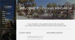 Desktop Screenshot of civanoneighbors.com