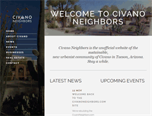 Tablet Screenshot of civanoneighbors.com